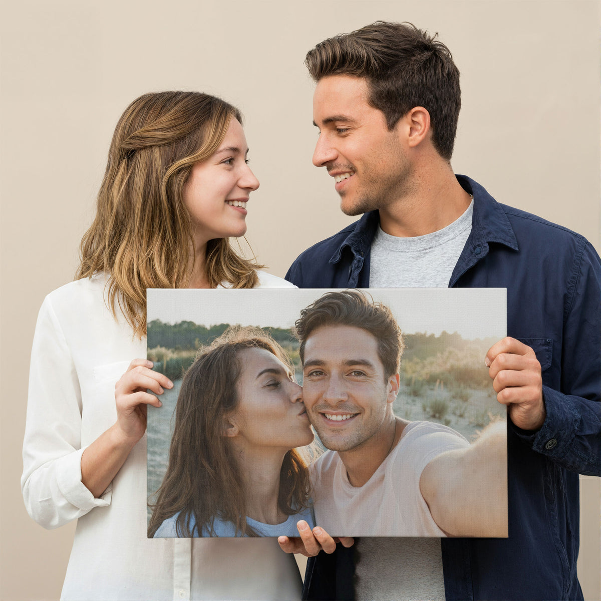 This Is Our Moment - Personalized Photo Canvas from Photo - Romantic Gift for Couples