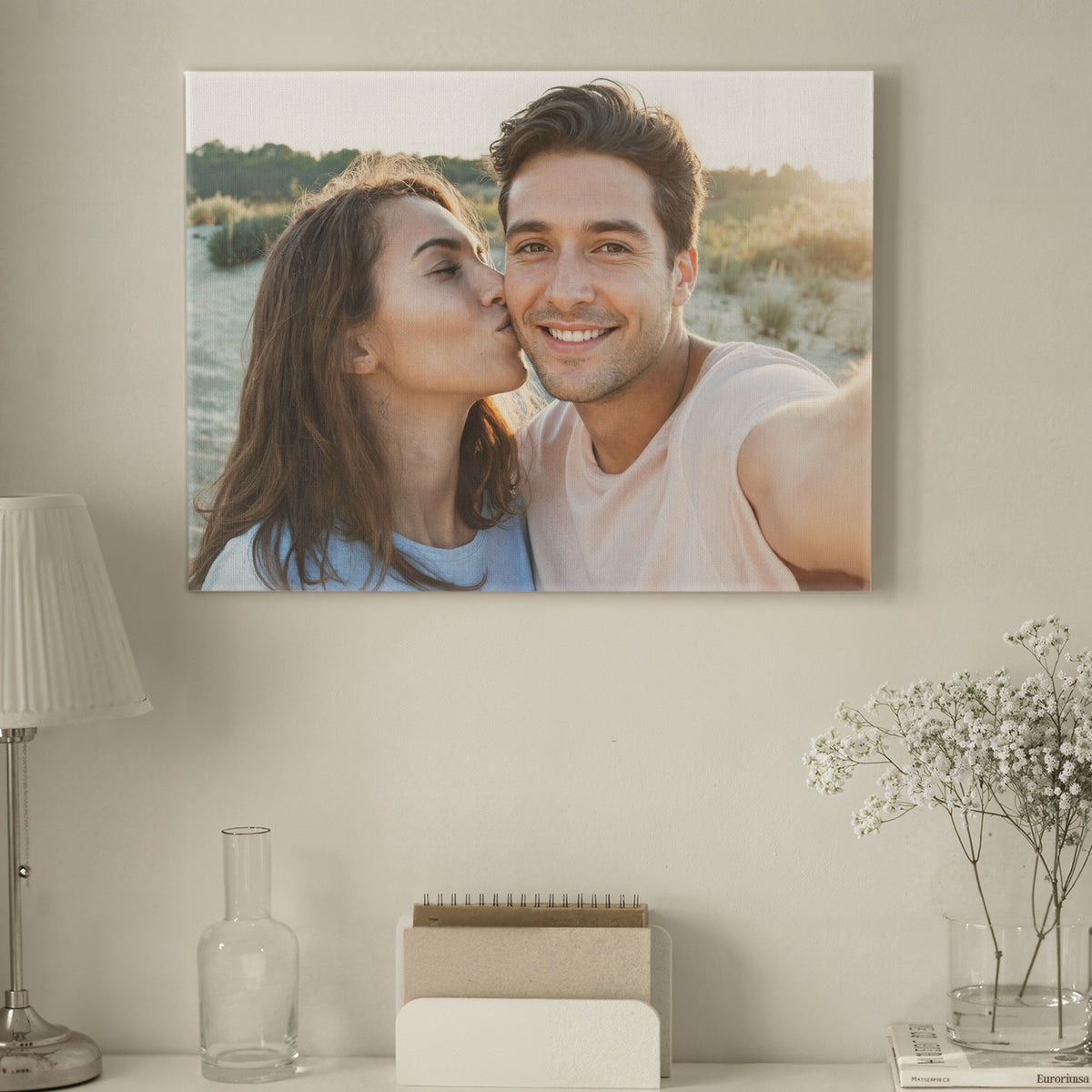 This Is Our Moment - Personalized Photo Canvas from Photo - Romantic Gift for Couples