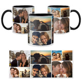 Custom Photo Collage Mug With 8 Photos - Personalized Couple Coffee Mug 11oz 15oz