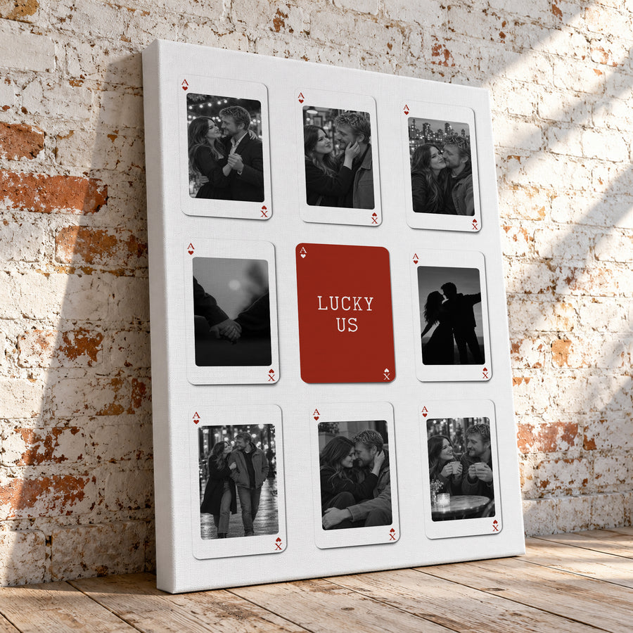 Lucky Us - Custom Canvas Art - Wall Art from Photos