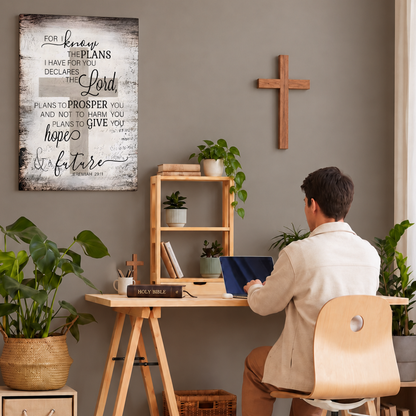 Jeremiah 29:11 Wall Art - For I Know The Plans Canvas
