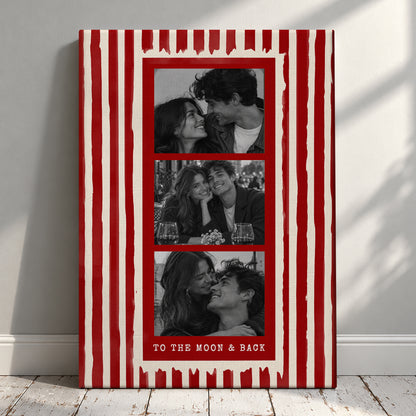 To The Moon & Back - Personalized Canvas Prints - Photos to Canvas Art
