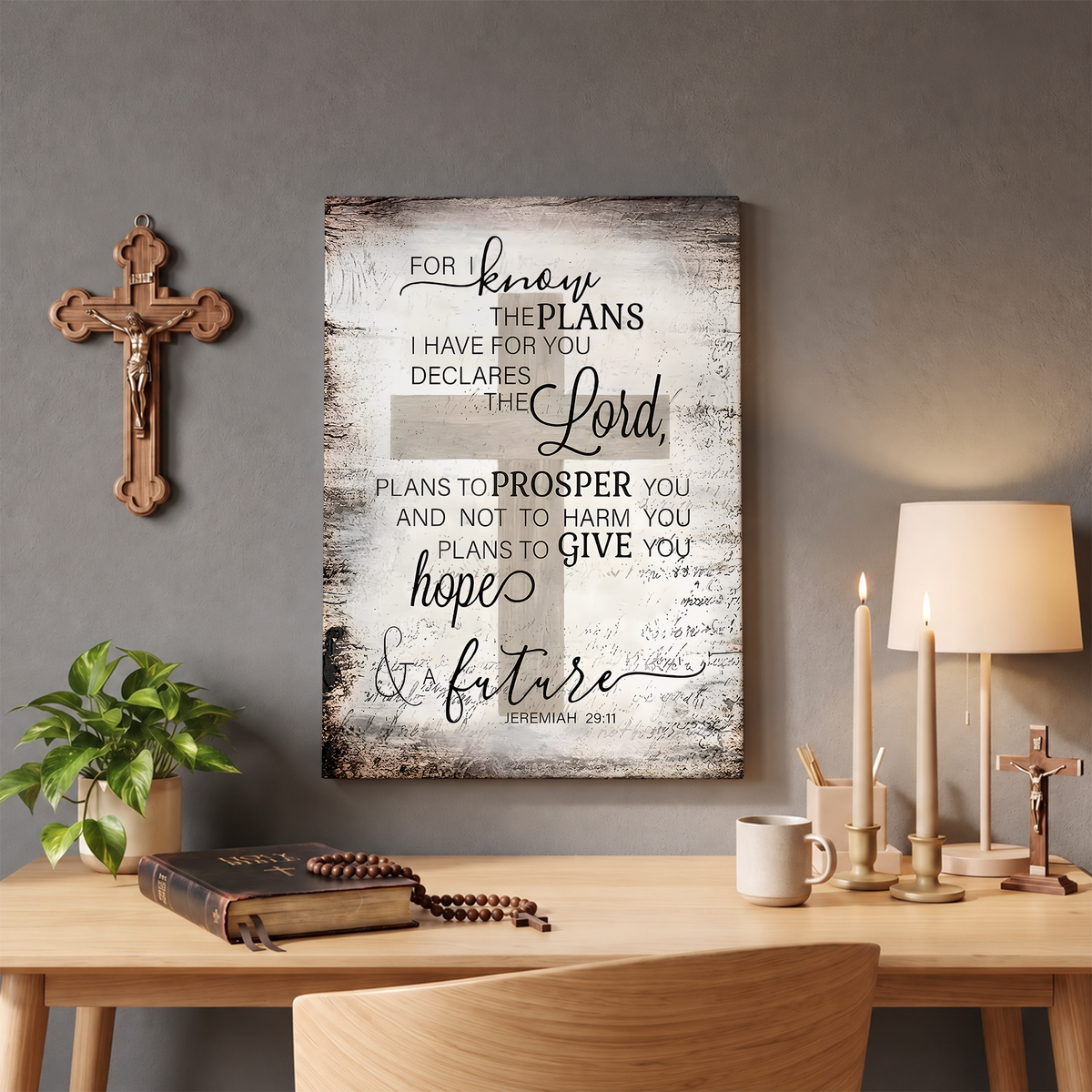 Jeremiah 29:11 Wall Art - For I Know The Plans Canvas