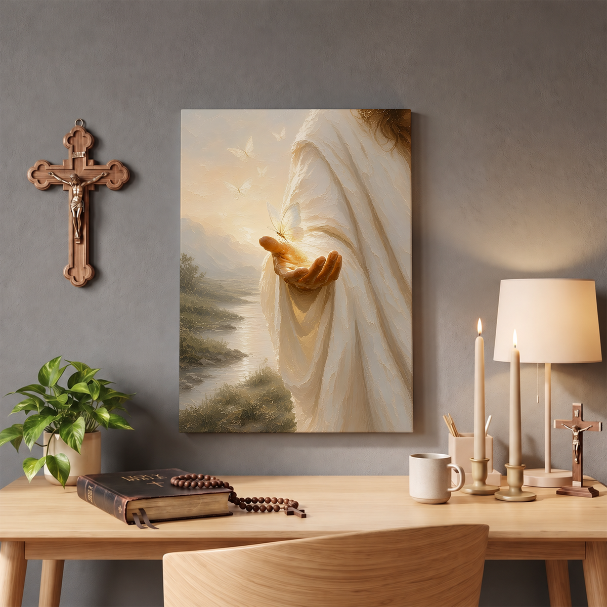 Healing Jesus Canvas Art - Christian Wall Art