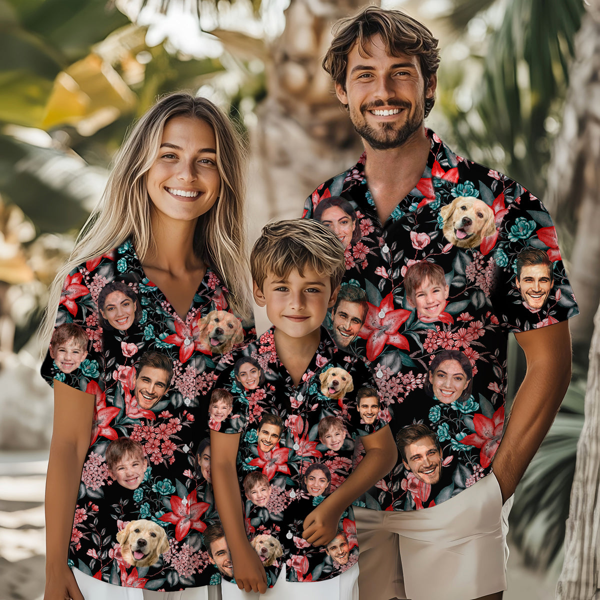 Custom Hawaiian Shirt with Face Photo - Personalized Hawaiian Shirts