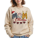 Personalized Mom Claus Sweatshirt with Names - Custom Mom Sweatshirt