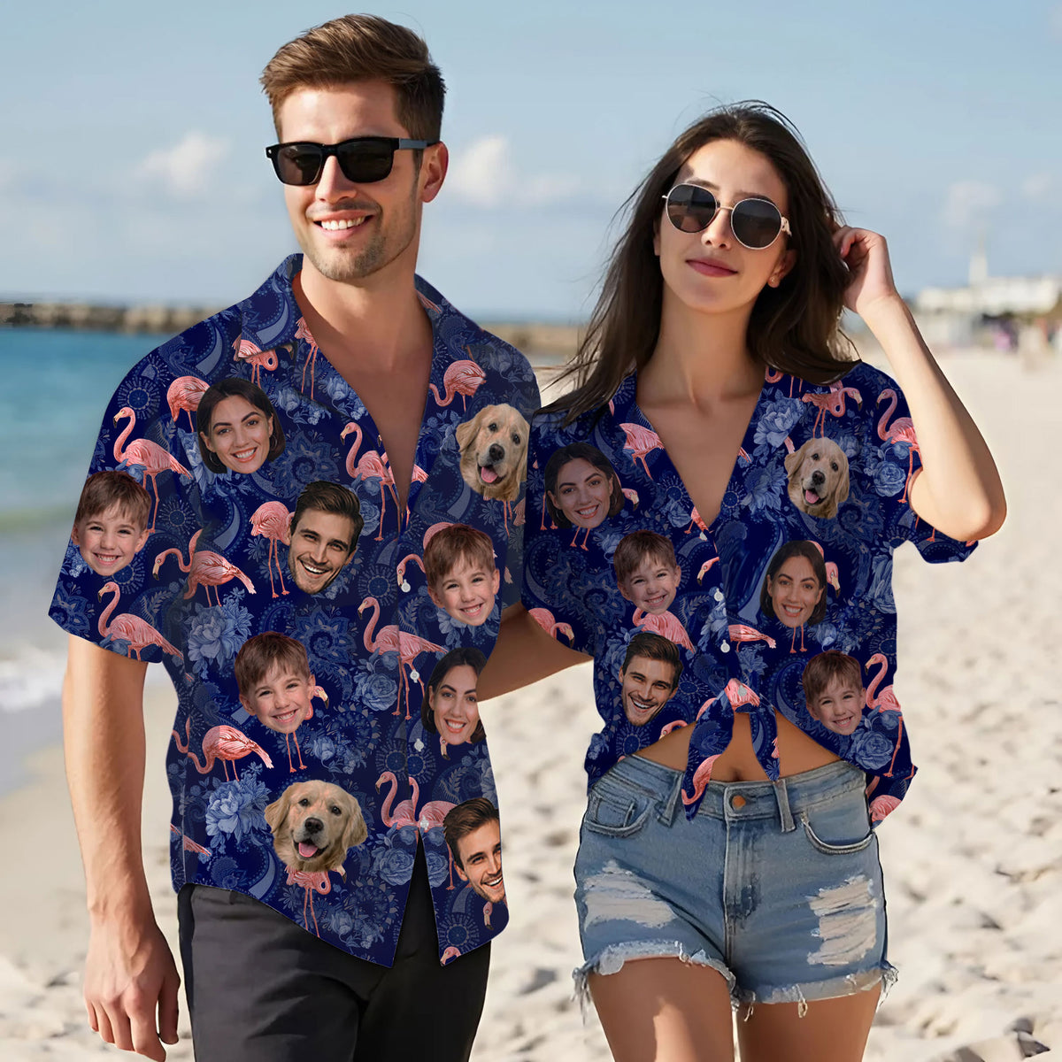 Custom Hawaiian Shirt with Face Photo - Personalized Hawaiian Shirts