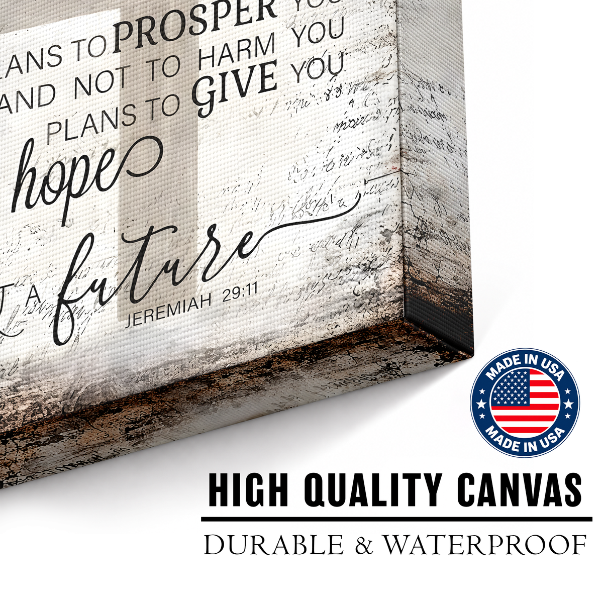 Jeremiah 29:11 Wall Art - For I Know The Plans Canvas