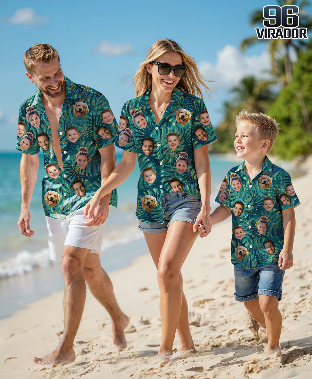 Custom Hawaiian Shirt with Face Photo - Personalized Hawaiian Shirts