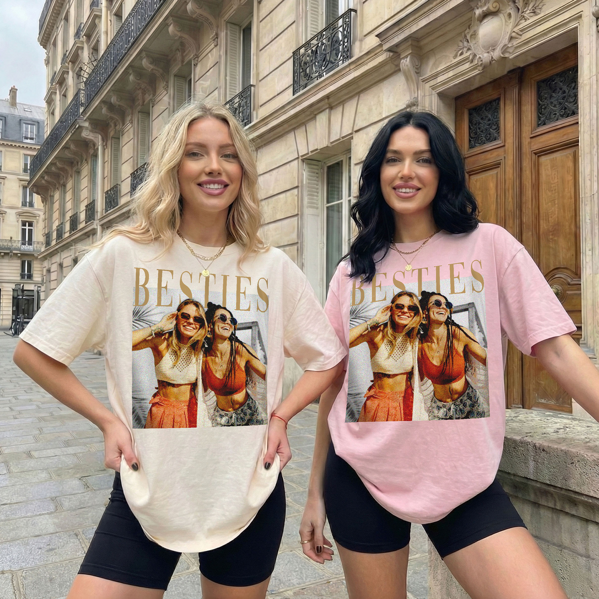 Custom Photo Couple & Best Friend Shirt - Personalized Photo Shirt