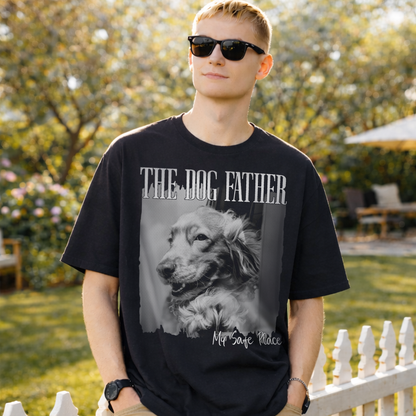 Custom Dog Mom Shirt with Photo and Pet Name - Personalized Photo Shirt