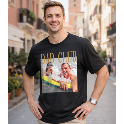 Custom Photo Dad Shirt with Dad Life & Name - Personalized Dad Shirt