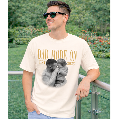 Custom Photo Dad Shirt with Daddy, Name & Est. Year - Personalized Dad Shirt
