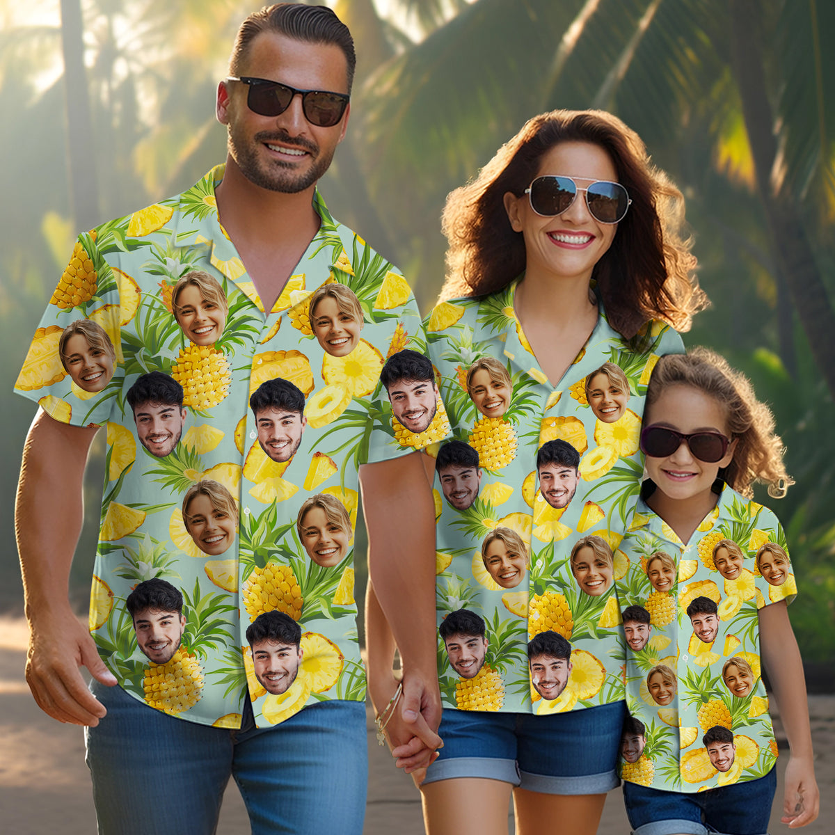 Custom Hawaiian Shirt with Face Photo - Personalized Hawaiian Shirts