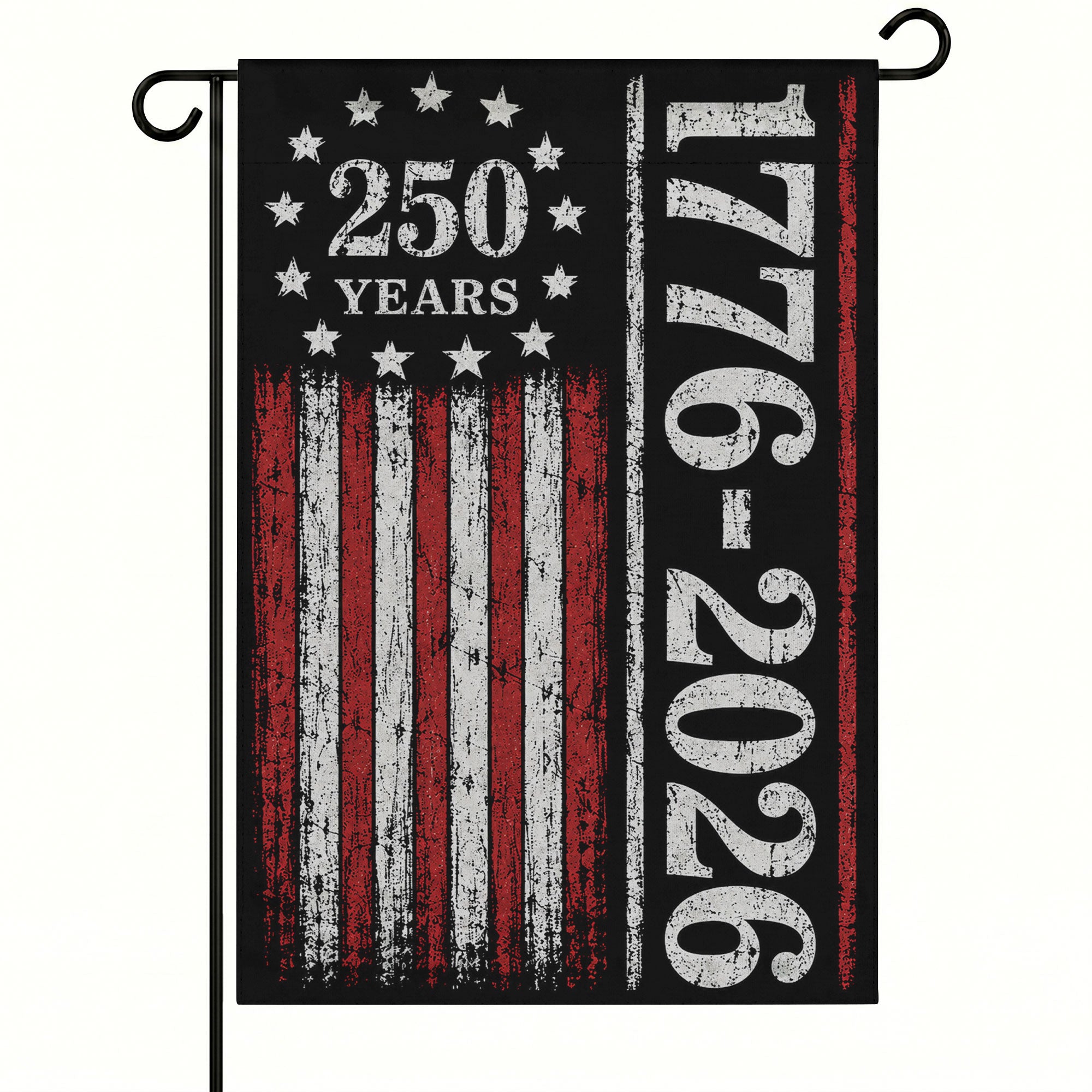 1776-2026 250 Year American Flag - Patriotic Garden Flag - Yard Sign for Outdoor Independence Day Decorations