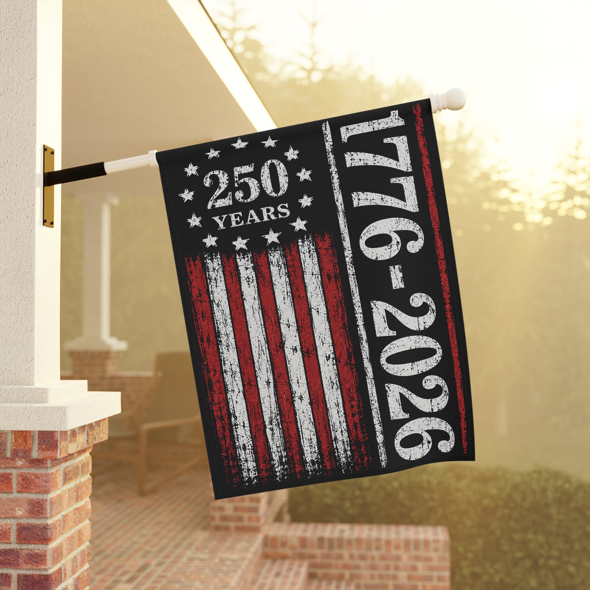 1776-2026 250 Year American Flag - Patriotic Garden Flag - Yard Sign for Outdoor Independence Day Decorations