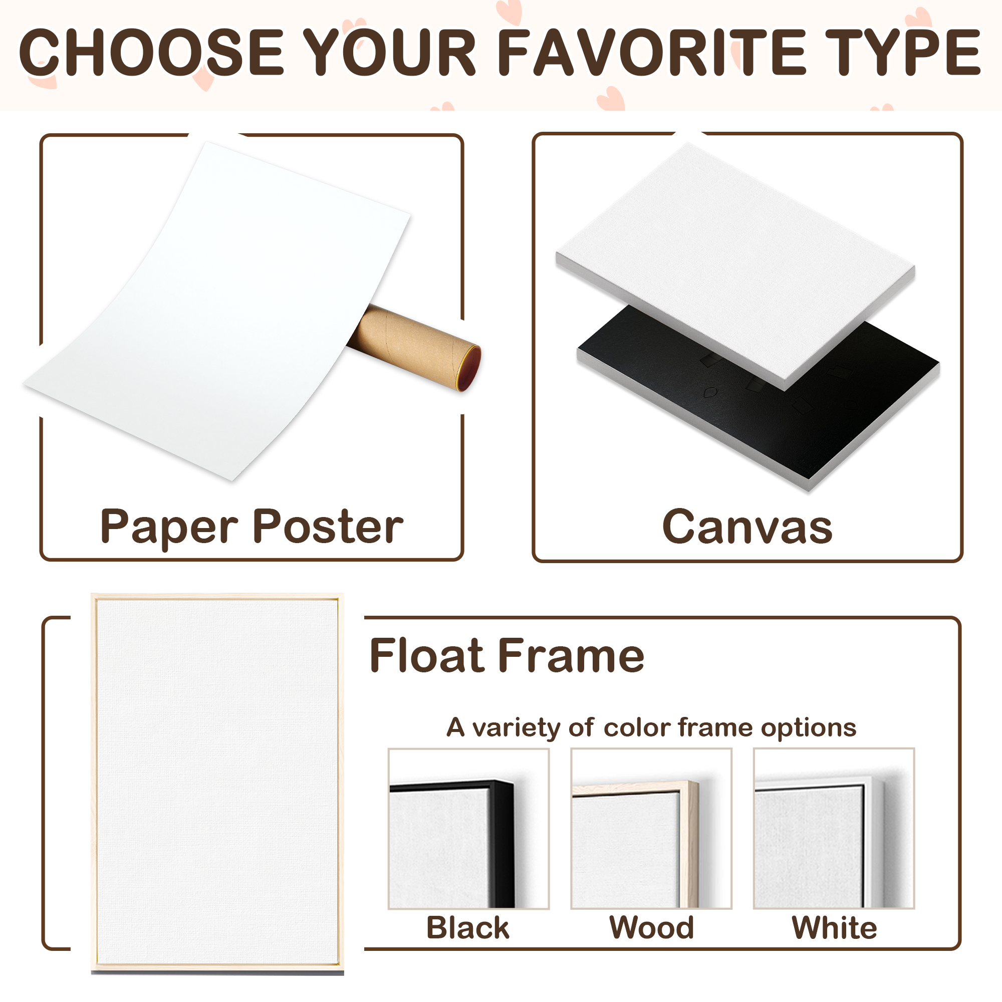 Personalized Photo Collage Canvas for Couples – Custom Wall Art from Your Photos