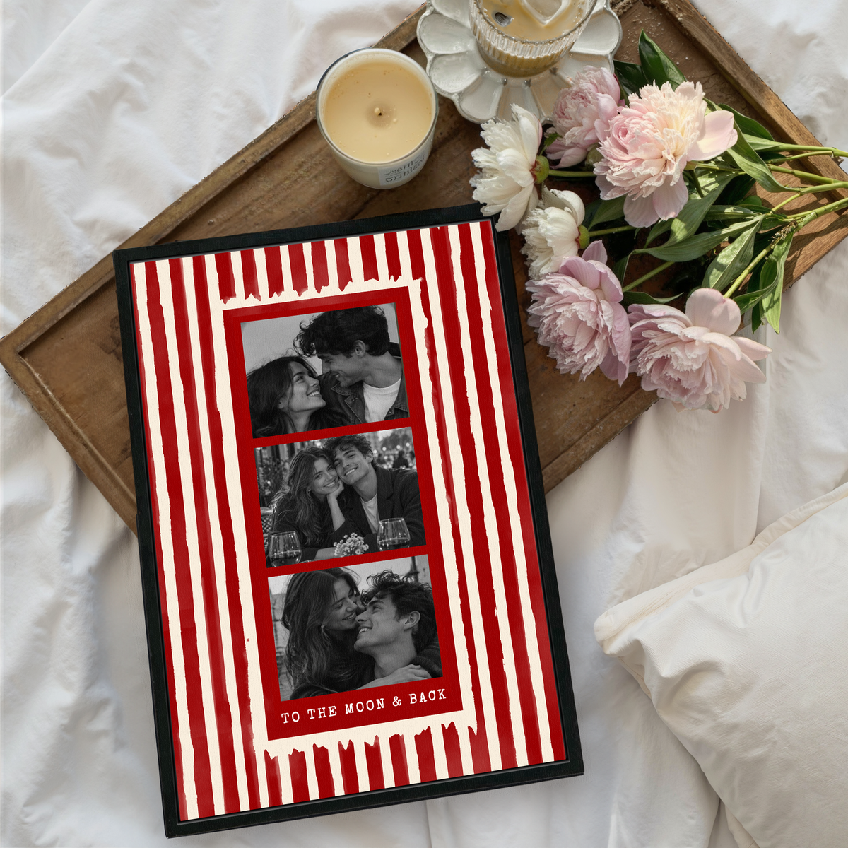 To The Moon & Back - Personalized Canvas Prints - Photos to Canvas Art