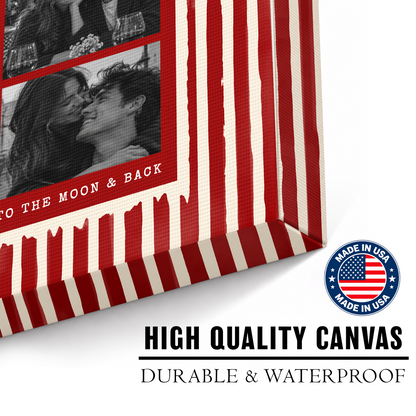 To The Moon & Back - Personalized Canvas Prints - Photos to Canvas Art