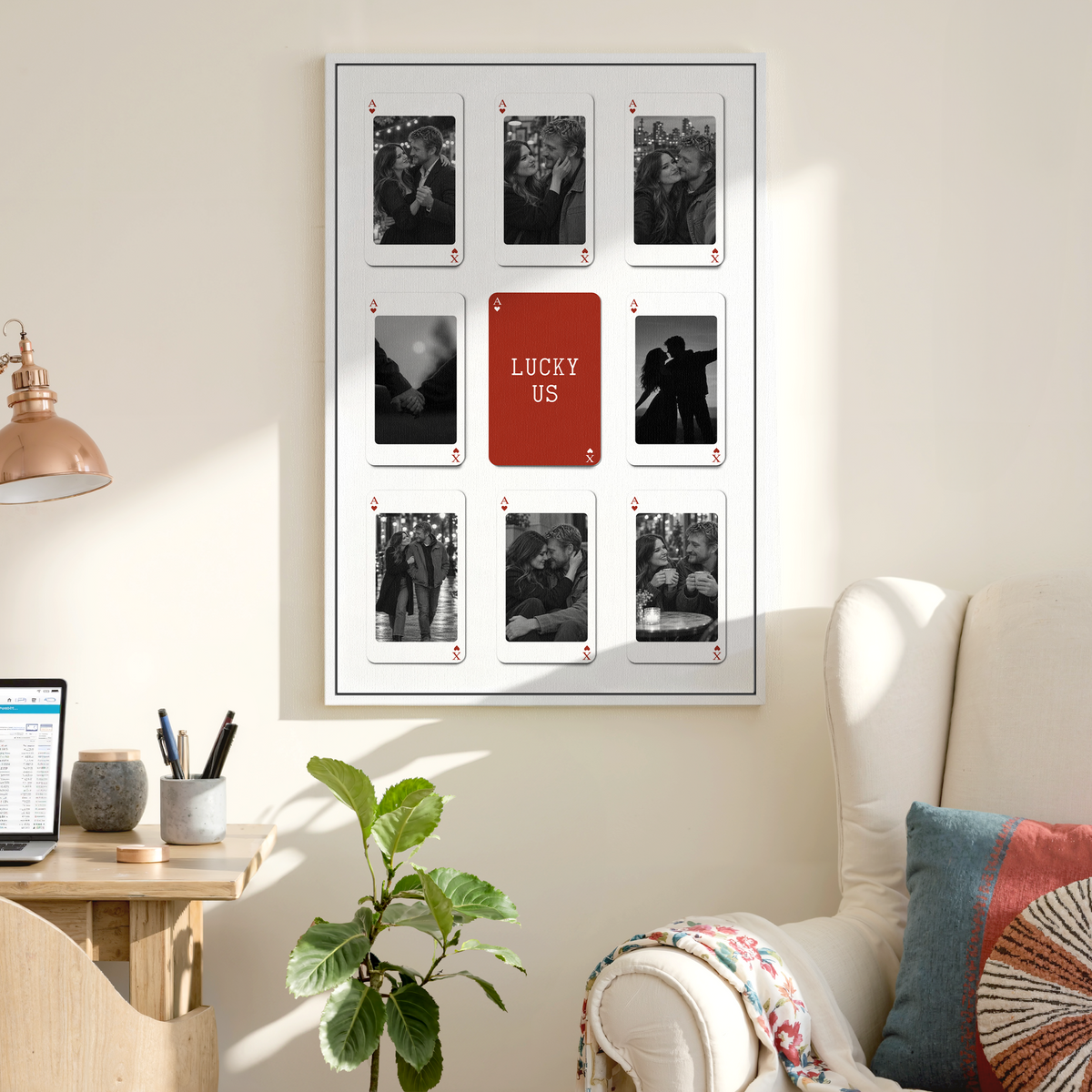 Lucky Us - Custom Canvas Art - Wall Art from Photos