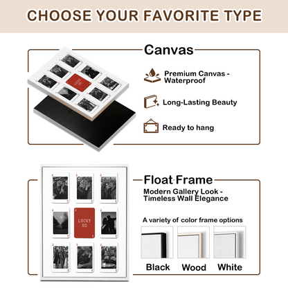 Lucky Us - Custom Canvas Art - Wall Art from Photos