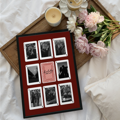 How Lucky Are We - Personalized Canvas Wall Art - Love Wall Art