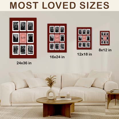 How Lucky Are We - Personalized Canvas Wall Art - Love Wall Art