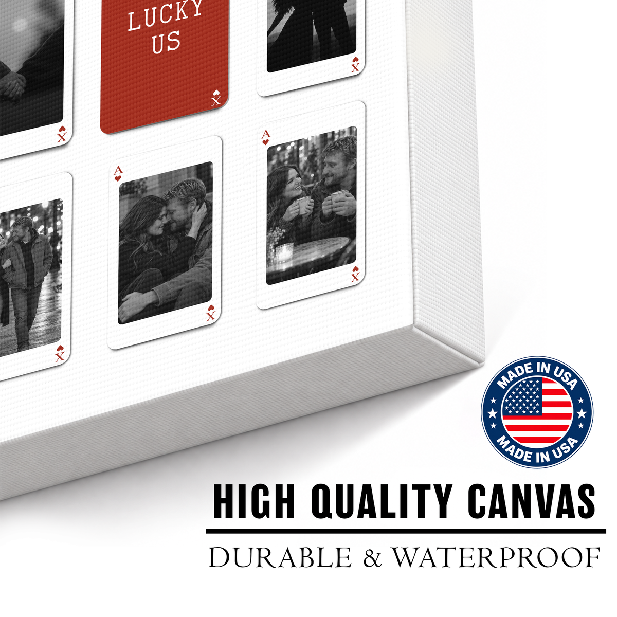 Lucky Us - Custom Canvas Art - Wall Art from Photos