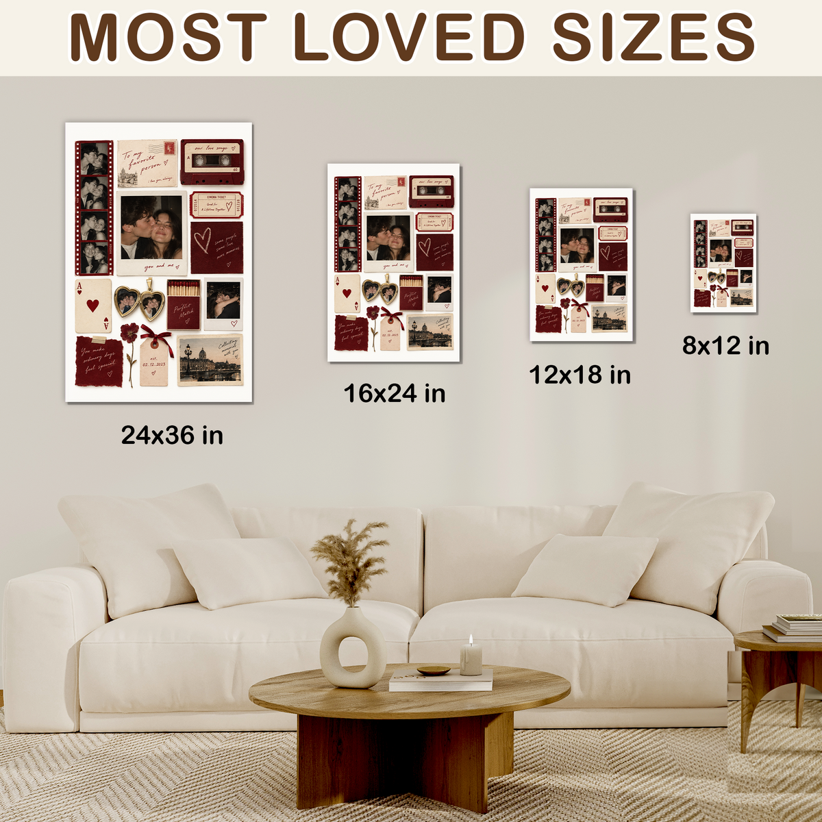 Personalized Canvas Art - Love Canvas Art